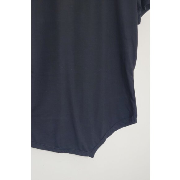 Coofandy Black Short Sleeve Crew Neck Loose Fit Basic Causal T-Shirt Size Large - Picture 4 of 11